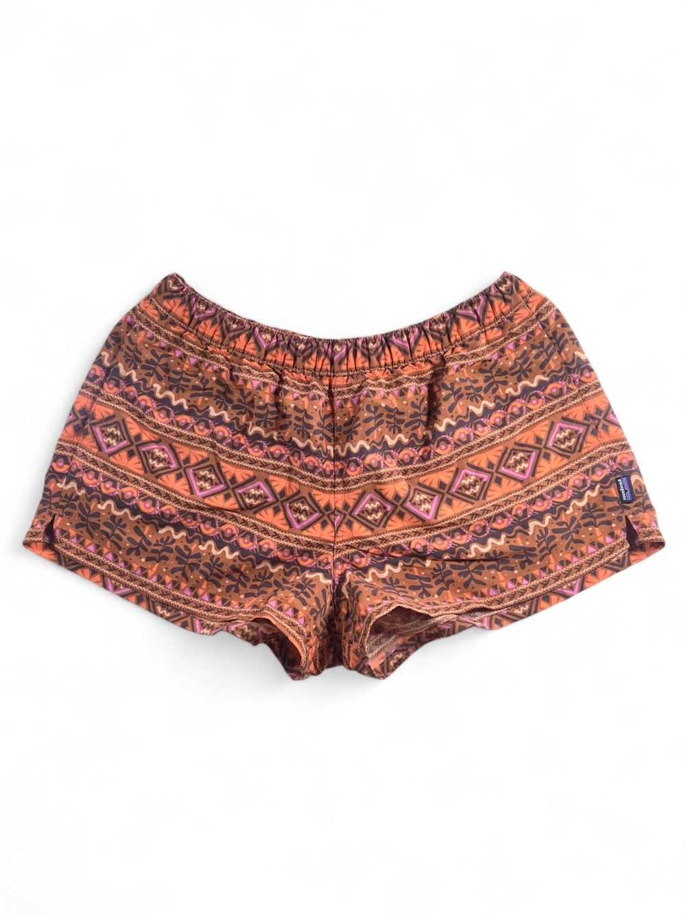Patagonia Women's Barely Baggies Shorts Mangrove Tiki Large Hiking Outdoors L